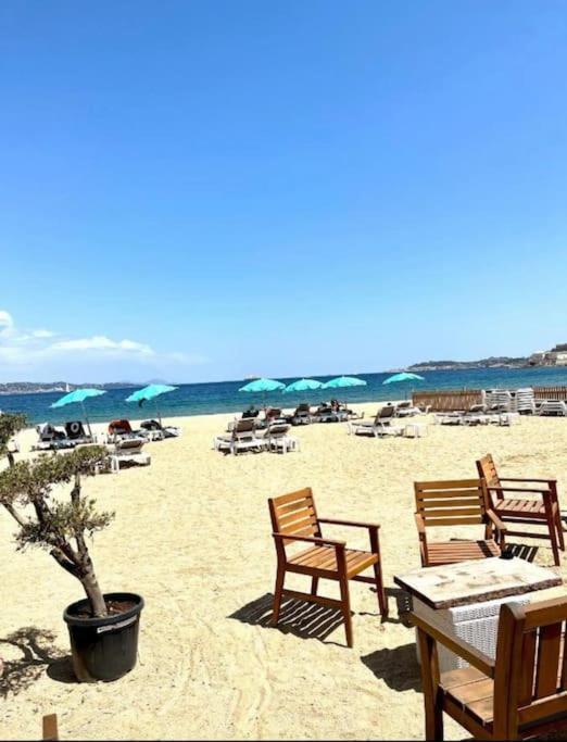 Proche St Tropez Refait A Neuf Bord De Plage Et Piscine Cogolin Buitenkant foto